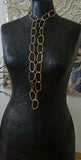 Long Multi Necklace - light gold