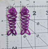 ZigFish Earrings - Fushia