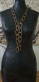 Long Multi Necklace - light gold