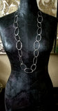 Oval Long Necklace