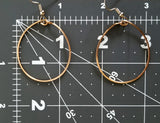 Medium Bronze Hoop Earrings