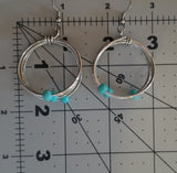 Turquoise Multi Loop Earrings
