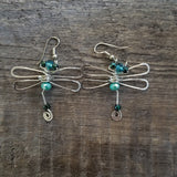 Dragonfly Earrings-Blue