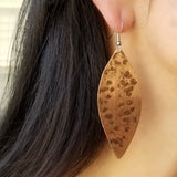 Copper Leaf Earrings