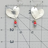 Red Mix Heart Earrings