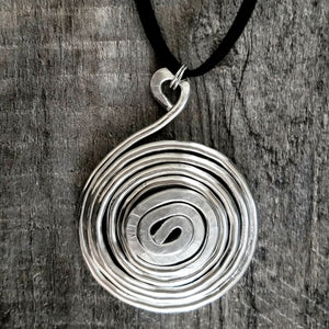Thick Spiral Pendant