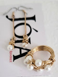 Simple Glass Pearl Earrings